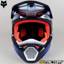 Casco cross Fox Racing  VXNUMX Toxsyk azul medianoche