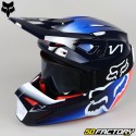 Helmet cross Fox Racing V1 Toxsyk Midnight Blue