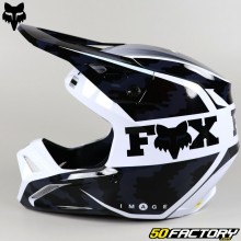 Capacete cross Fox Racing V1 Nuklr preto