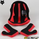 Capacete cross Fox Racing  VXNUMX Xpozr vermelho neon