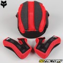 Capacete cross Fox Racing  VXNUMX Xpozr vermelho neon