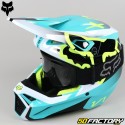 Capacete cross criança Fox Racing V1 Leed Turquesa