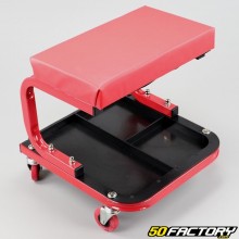 Multifunctional mechanic stool on casters