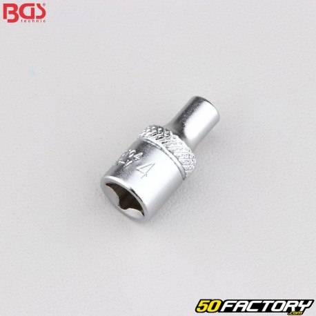 Stecknuss 4 mm Gear Lock 1/4" BGS 