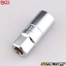 21 mm 12 Pointed 1&quot; Spark Plug Socket with BGS Rubber