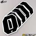 Number 0 stickers UFO black 13 cm (set of 5)