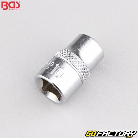 Soquete de 10 mm Super lock 3/8&quot; BGS