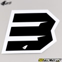 Number 3 stickers UFO Black Evo 10 cm (set of 5)