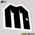 Number 3 stickers UFO Black Evo 10 cm (set of 5)