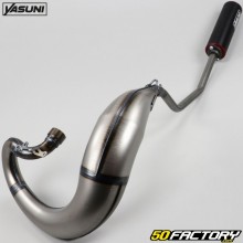 Pot d'échappement Derbi Senda, Gilera RCR, SMT, Aprilia RX, SX... Yasuni Cross ML Max Pro silencieux noir et rouge