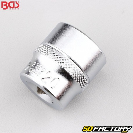 Soquete de 20 mm Super lock 3/8&quot; BGS