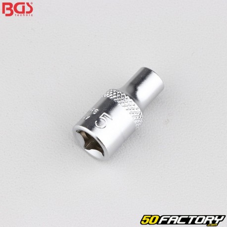 Socket 5 mm 6 points 1/4&quot; BGS