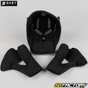 Capacete cross Shot Furious Army Preto e ouro fosco