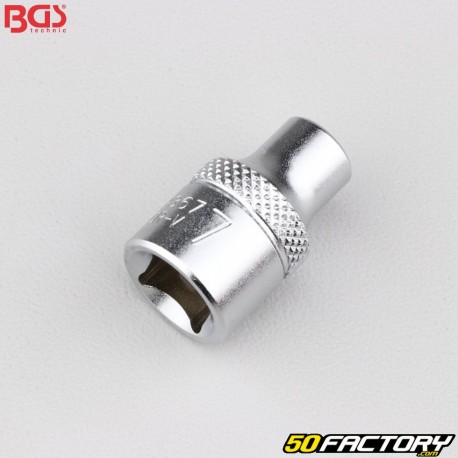 Llave de tubo 7 mm Super lock 3/8&quot; BGS