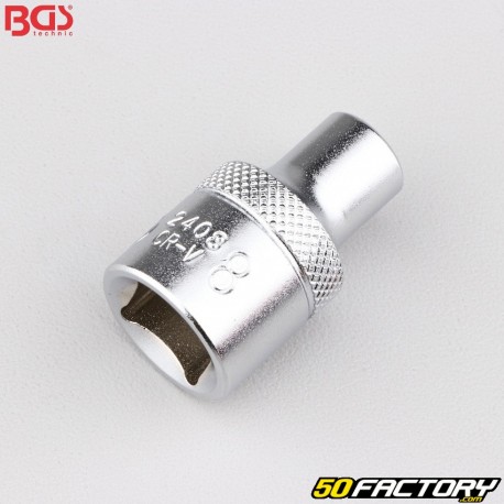 Stecknuss 8 mm Buchse Super lock 1/2" BGS 