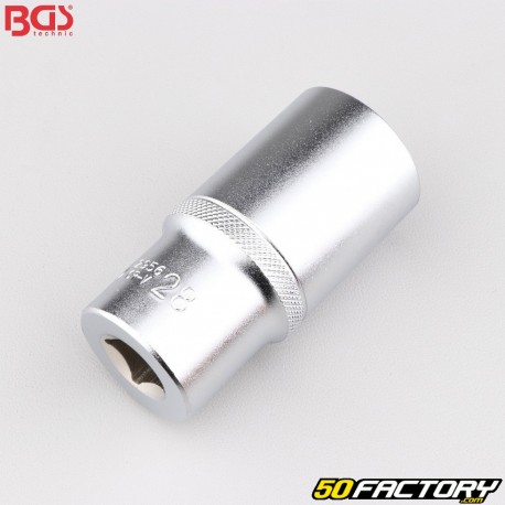 28 mm socket Super lock 1/2&quot; BGS long