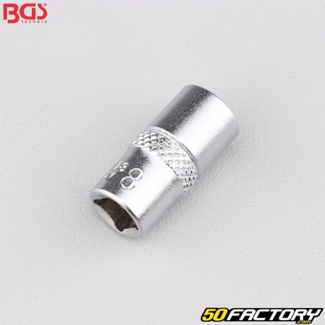 Socket 8 mm 12 points 1/4&quot; BGS