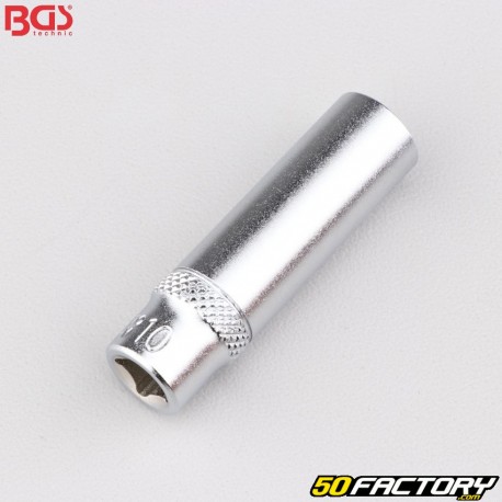 10 mm socket Super lock 1/4&quot; BGS long