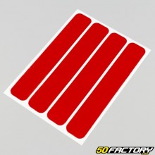 Strisce riflettenti 150x25 mm (x4) rosse