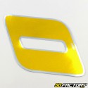 Holographic gold number sticker 0 cm