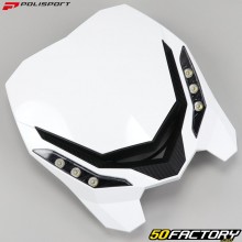 Careta tapa frontal Polisport  E-Blaze con leds blancos