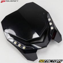 Careta tapa frontal Polisport E-Blaze con leds negros