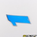 1 cm holographic blue number sticker