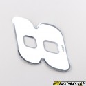 8 cm holographic white number sticker