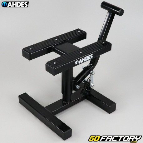 Black Ahdes motorcycle stand