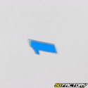 1 cm holographic blue number sticker