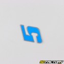 5 cm holographic blue number sticker