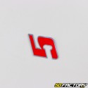 5 cm holographic red number sticker