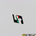 Italian tricolor number sticker 5 cm