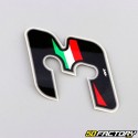 Adesivo numero tricolore italiano 3 cm