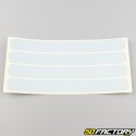 192x93 mm reflective strips gray (plank)