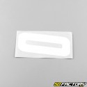 0 cm white number stickers (set of 10)