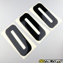 Black 0 cm number stickers (21 set)