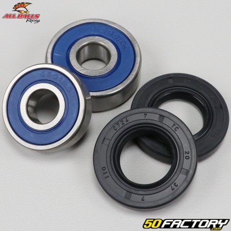 Front wheel bearings and oil seals Kawasaki KX 60 (1983 - 1999), 65 (from 2000)... All Balls