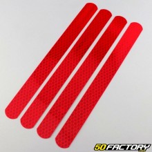 20x240 mm (x4) reflective strips red