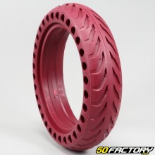 8.5x2 solid scooter tire (outer honeycomb) red