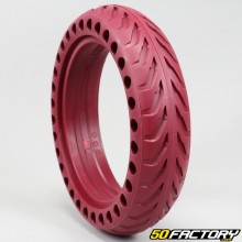 8.5x2 pneu sólido para scooter (favo de mel externo) vermelho