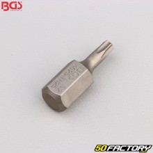 Torx bit drilled T25 3/8&quot; BGS