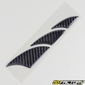 3D protective stickers racing shark carbon (x2)