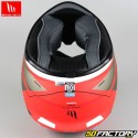 Capacete integral MT Helmets  Targo Podium vermelho e preto fosco