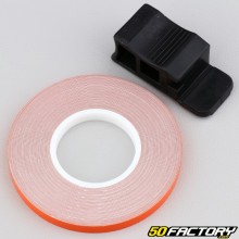 Adesivo friso de roda refletivo laranja com aplicador de XNUMX mm