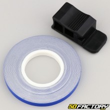 Adesivo friso de roda refletivo azul com aplicador de XNUMX mm