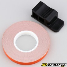 Adesivo friso de roda refletivo laranja com aplicador de XNUMX mm