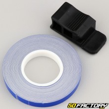 Adesivo friso de roda refletivo azul com aplicador de XNUMX mm