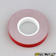 Adesivo friso de roda refletivo vermelho de XNUMX mm