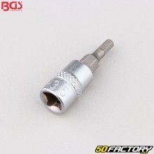 Llave de vaso punta 3.5 mm Macho BTR 1/4" BGS